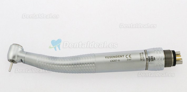 YUSENDENT® CX207-GS-PQ Pieza de mano de fibra óptica Sirona Compatible (Kopplung x1 + Turbine Handstück x 3)